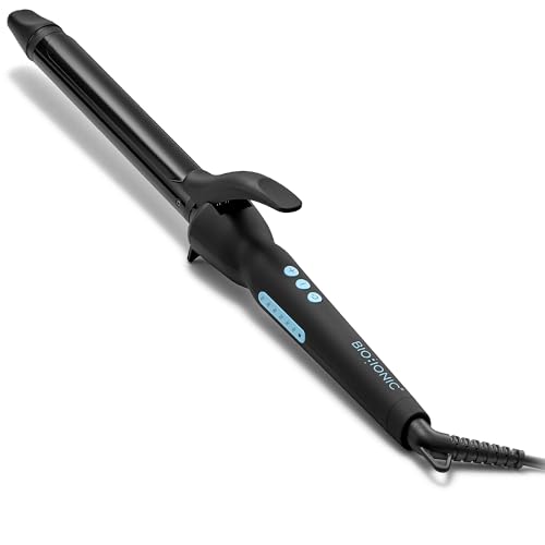 Bio Ionic 1″ Curling Iron with Long Barrel for Soft Curls