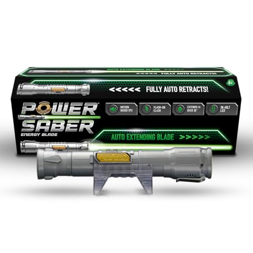 Goliath Power Saber Auto-Extending Green Blade, 35″ SFX, Ages 6+