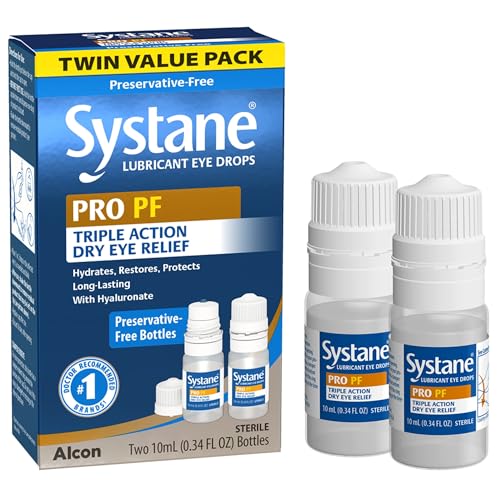 Systane PRO Preservative-Free Eye Drops, 2 Count