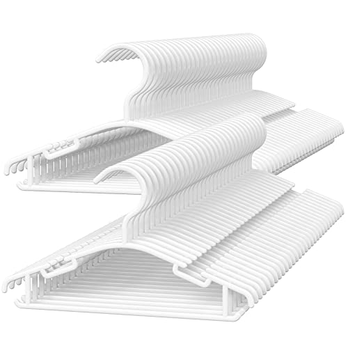 GoodtoU 60-Pack Baby Clothes Hangers, White