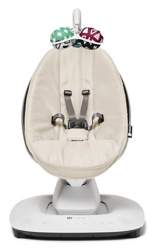 4moms MamaRoo Baby Swing, Bluetooth, 5 Motions, Birch