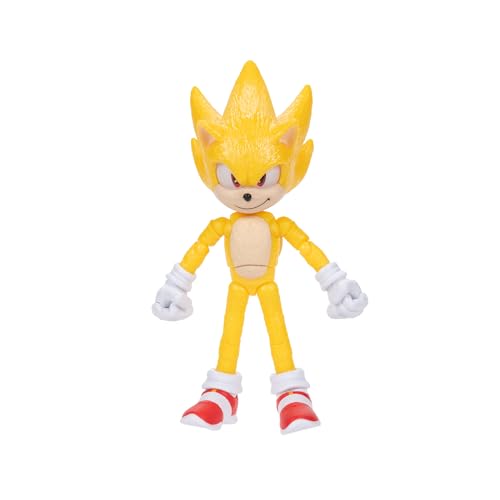 Sonic 3 Movie 5-Inch Super Sonic Action Figure, Licensed
