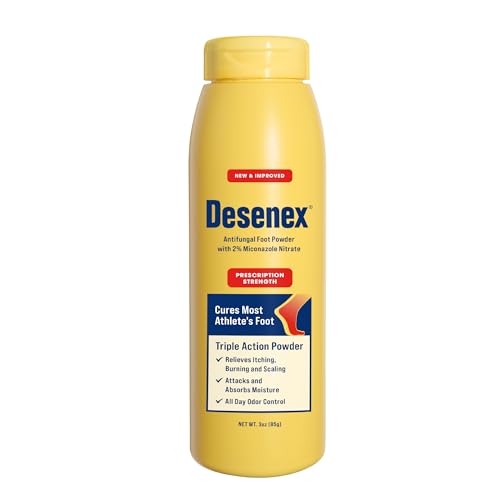 Desenex Anti-Fungal Foot Powder, Relieves Athlete’s Foot, 3oz