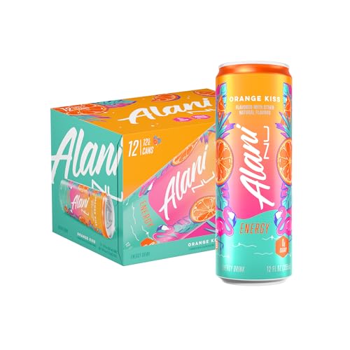 Alani Nu Orange Kiss Sugar-Free Energy Drink, 12 Pack