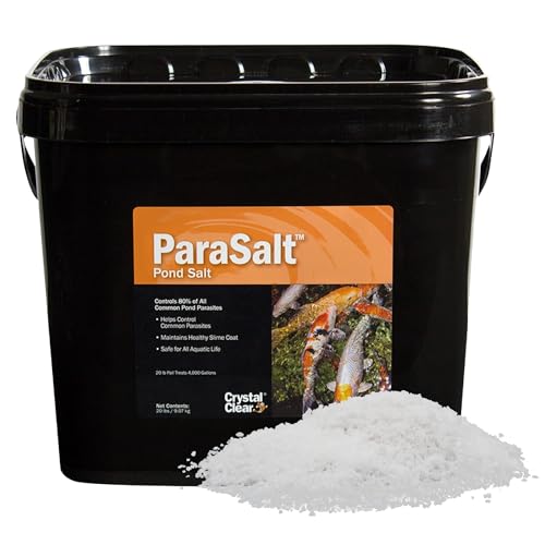 CrystalClear ParaSalt Pond Treatment, Anti-Parasite & Stress Relief, 20 lbs