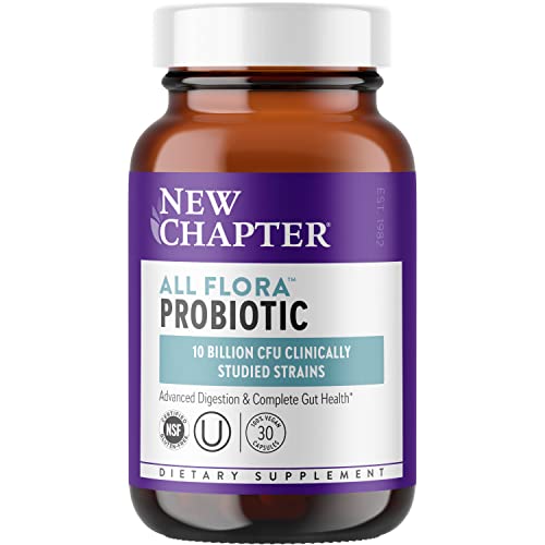 New Chapter Probiotic All-Flora – 30ct, Vegan, Shelf Stable