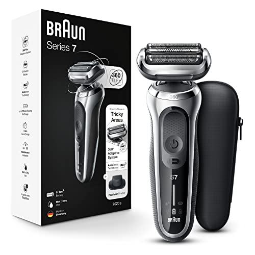 Braun Series 7 Electric Razor with Precision Trimmer, Black