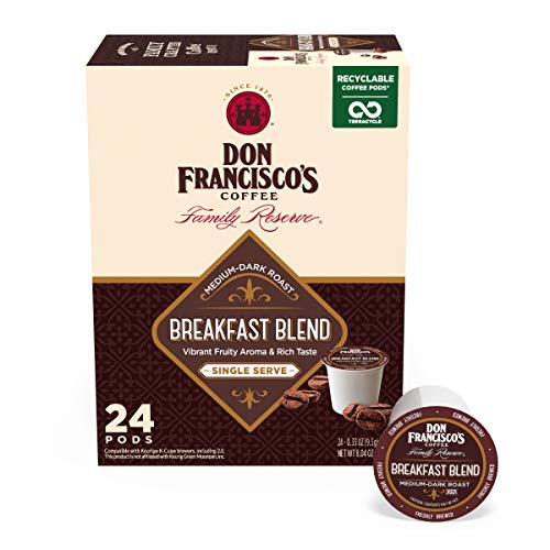 Don Francisco’s Medium-Dark Roast Coffee Pods, 24 Count