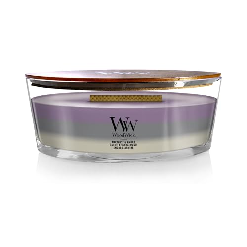 Amethyst Sky Woodwick Ellipse Candle, 16oz, Crackling, 50hr Burn