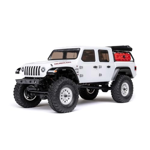 Axial SCX24 Jeep Gladiator 4WD RTR Rock Crawler White