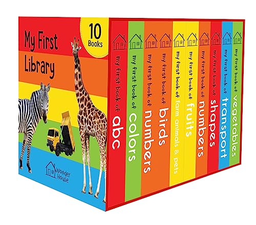 My First Library: 10-Book Board Set for Kids