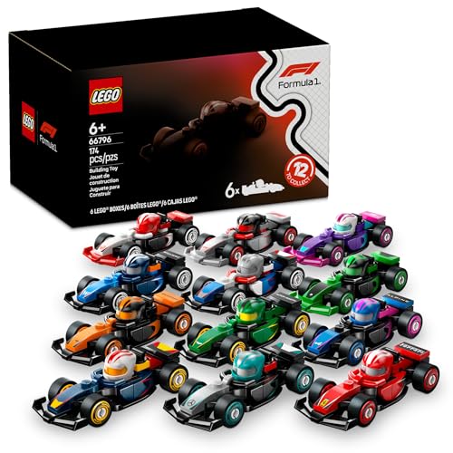 LEGO F1 Race Car Set – 6 Models for Ages 6+