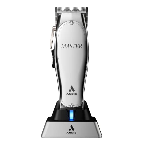 Andis 12660 Corded/Cordless Hair Trimmer, Adjustable Blade, Silver