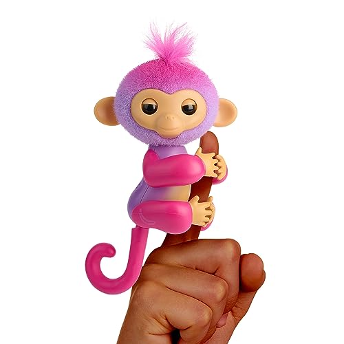 Fingerlings 2023 Interactive Baby Monkey – Charli (Purple)