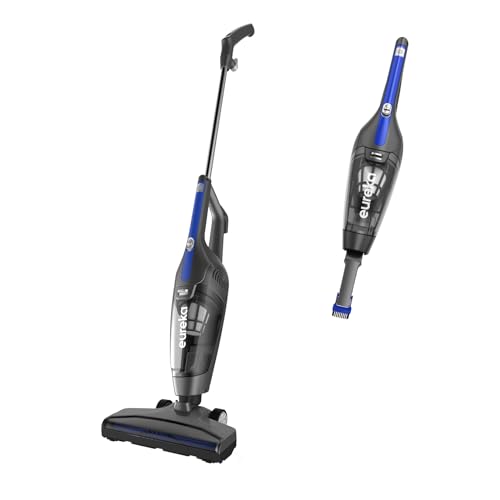 Eureka Corded Stick Vacuum for Pet Hair, Carpet, Tile, Blue