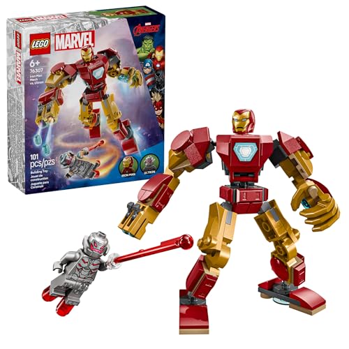 LEGO Marvel Iron Man vs. Ultron Set for Kids 6+