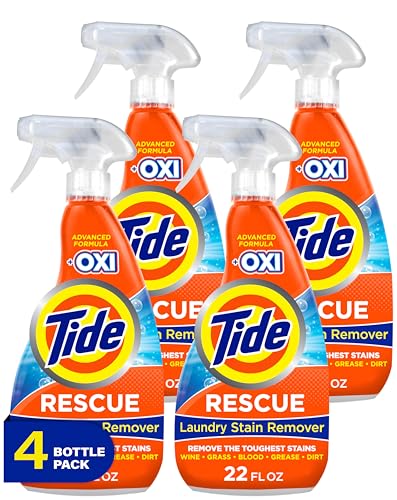 Tide Oxi Stain Remover, 22 Fl Oz, Pack of 4