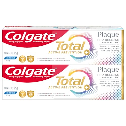 Colgate Total Whitening Toothpaste, 2 Pack, 3.0 Oz Each