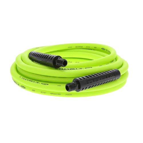 Flexzilla 1/4″ x 25′ Air Hose, Lightweight Hybrid