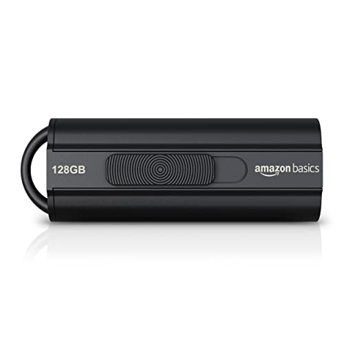 Amazon Basics 128GB USB 3.1 Flash Drive, Black