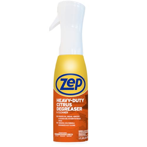 Zep Citrus Degreaser & Cleaner Mist – 16 oz, Removes Grease & Adhesive