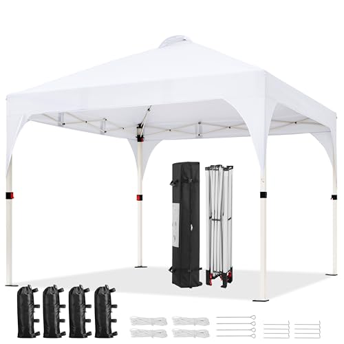 Yaheetech 10×10 Pop Up Canopy Tent with Wheeled Bag