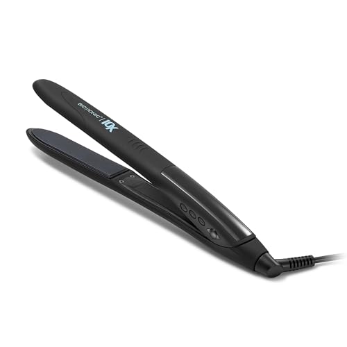 Bio Ionic 10X Styling Iron, 1″ Flat Iron with Moisturizing Heat