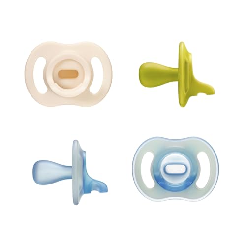 Tommee Tippee Glow & Ultra-Light Pacifiers, 6-18 Months, 4-Pack