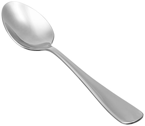Amazon Basics Stainless Steel Dinner Spoons, 12-Pack, 7.9″ Silver