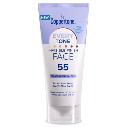 Coppertone SPF 55 Invisible Face Sunscreen, 2 Fl Oz