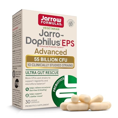 Jarrow Formulas Probiotics, 55 Billion CFU, 30 Veggie Capsules