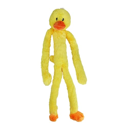 Multipet 27″ Yellow Duck Plush Dog Toy with Squeakers