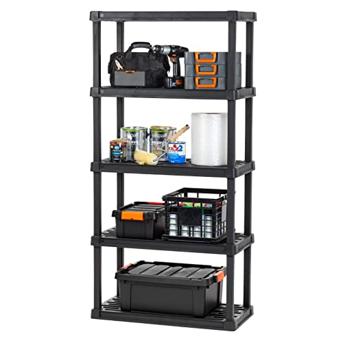 IRIS USA 5-Shelf Heavy Duty Storage Rack, 500lb Capacity