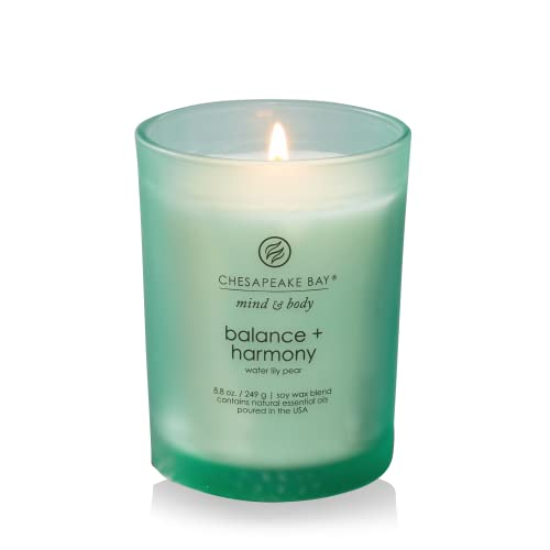 Chesapeake Bay Water Lily Pear Candle, 50H Burn, Soy Wax