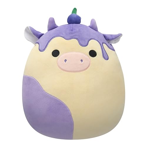 Squishmallows 12″ Benito Blueberry Cheesecake Cow Plush