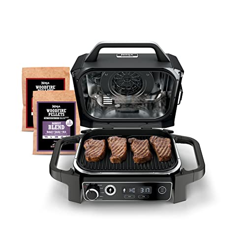 Ninja Woodfire 7-in-1 Portable Grill & Smoker with Pellets