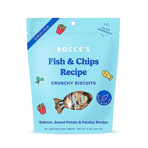 BOCCE’S SALMON & SWEET POTATO CRUNCHY BISCUITS