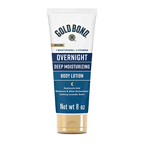 Gold Bond Overnight Moisturizing Lotion, 8 oz., Calming Scent