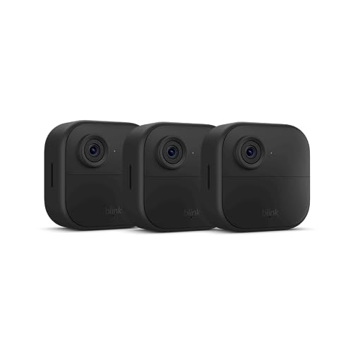 Blink Outdoor 4 Wireless Security Camera, 3-Pack, 1080p, Two-Way Talk