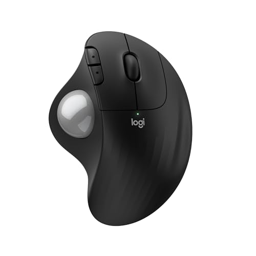Logitech Ergo M575S Wireless Trackball Mouse – Black Silver
