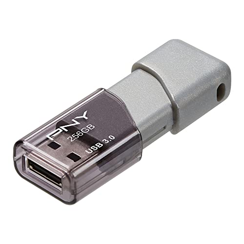 PNY 256GB USB 3.0 Flash Drive, Grey