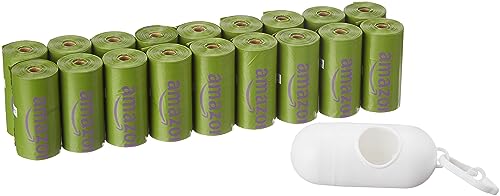 Amazon Basics Leakproof Dog Poop Bags, 270 Count, Lavender Scent