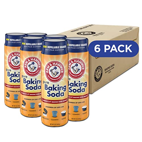 Arm & Hammer Baking Soda Shaker – 12 Oz (6 Pack)