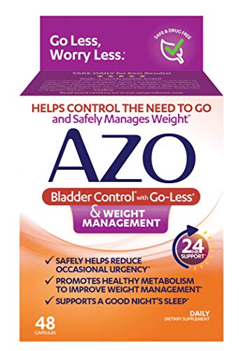 AZO Bladder Control & Weight Management Supplement, 48 Capsules