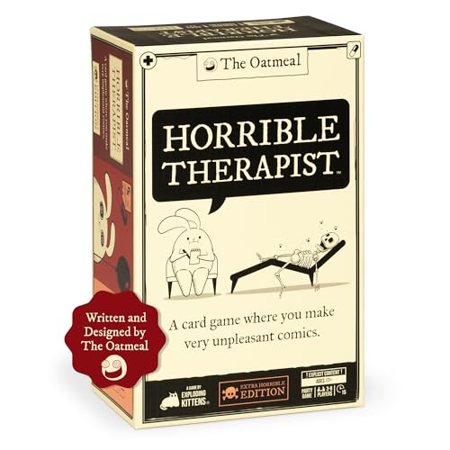Exploding Kittens Horrible Therapist Extra Edition – Adult Card Game