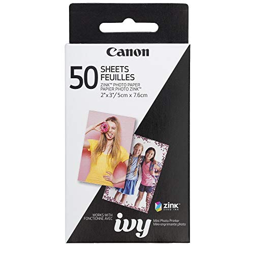 Canon IVY ZINK 2×3″ Photo Sticker Paper – 50 Sheets