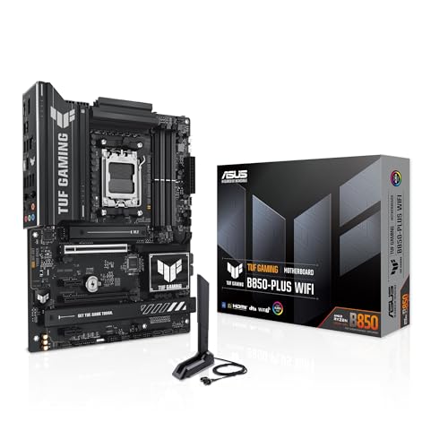 ASUS TUF Gaming B850-PLUS WiFi AMD ATX Motherboard, DDR5, PCIe 5.0
