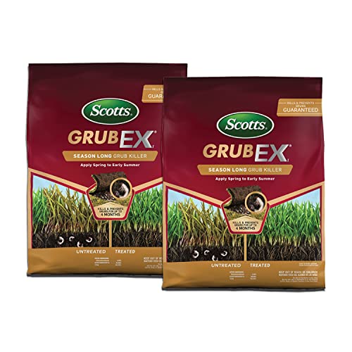 Scotts GrubEx1 Grub Killer, 4-Month Protection, 5,000 sq. ft., 2-Pack