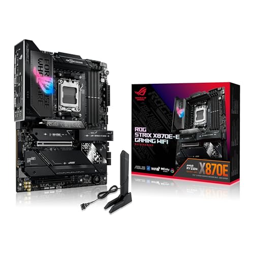 ASUS ROG Strix X870E-E WiFi Gaming ATX Motherboard, DDR5, PCIe 5.0