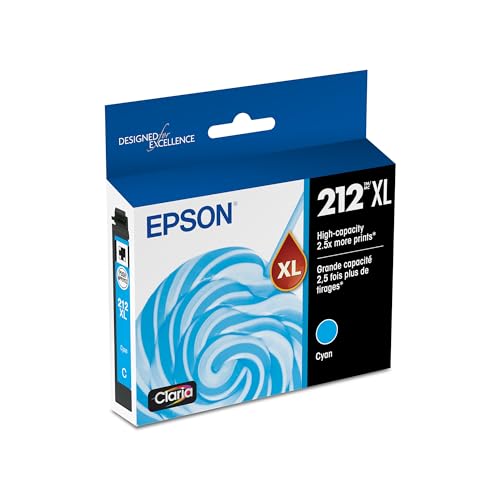 EPSON 212XL Cyan Ink Cartridge for Select Printers